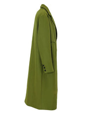 Single Button Loose Woolen Coat