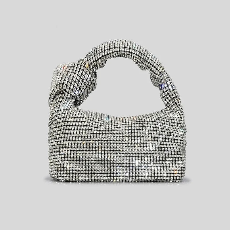 Single Knot Rhinestone Handbag