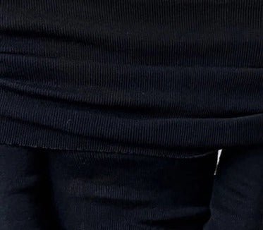 Slash Neck Knit Sweater