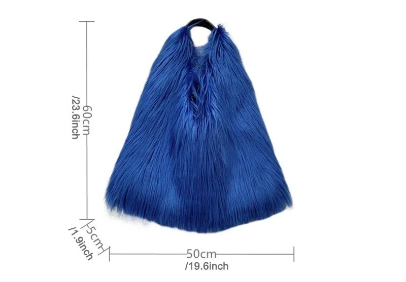 Soft Faux Fur Tote Bag