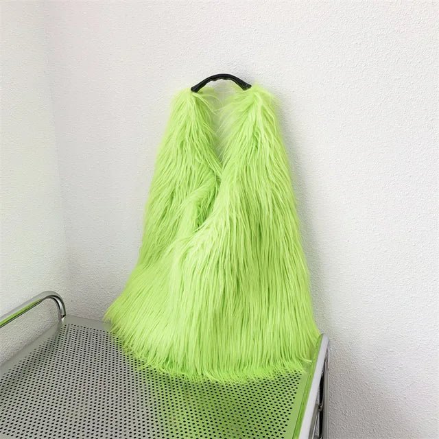 Soft Faux Fur Tote Bag