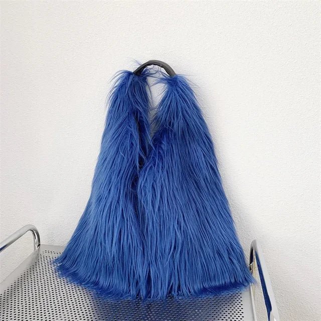 Soft Faux Fur Tote Bag