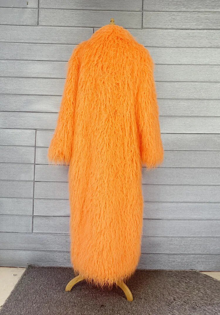 Soft Long Faux Fur Coat