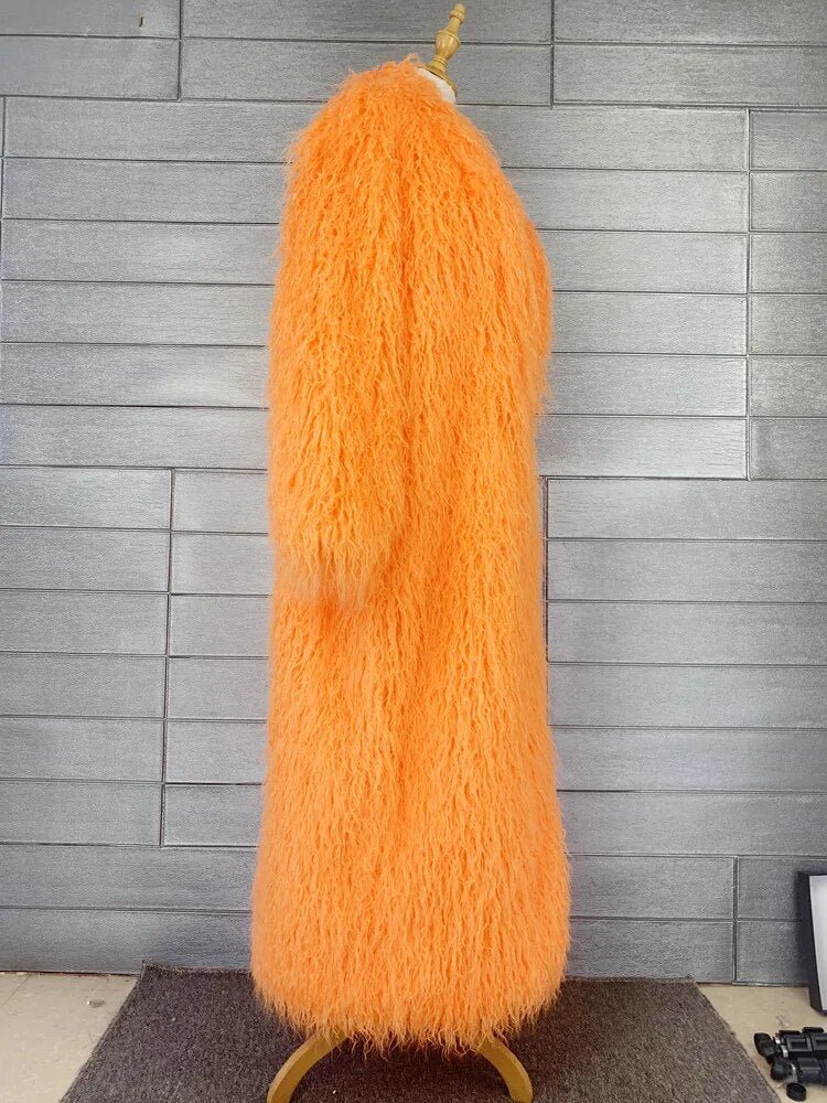 Soft Long Faux Fur Coat