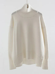 Soft Turtleneck Knit Sweater