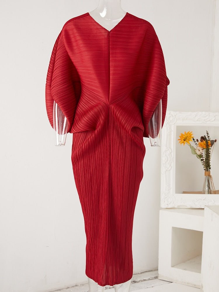 Solo Pleated Dress - @silver_sistah1970