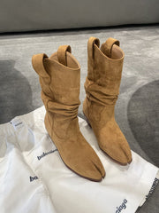 Split Toe Ankle Boots