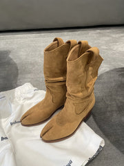 Split Toe Ankle Boots