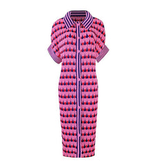 Spring Hearts Pleated Dress