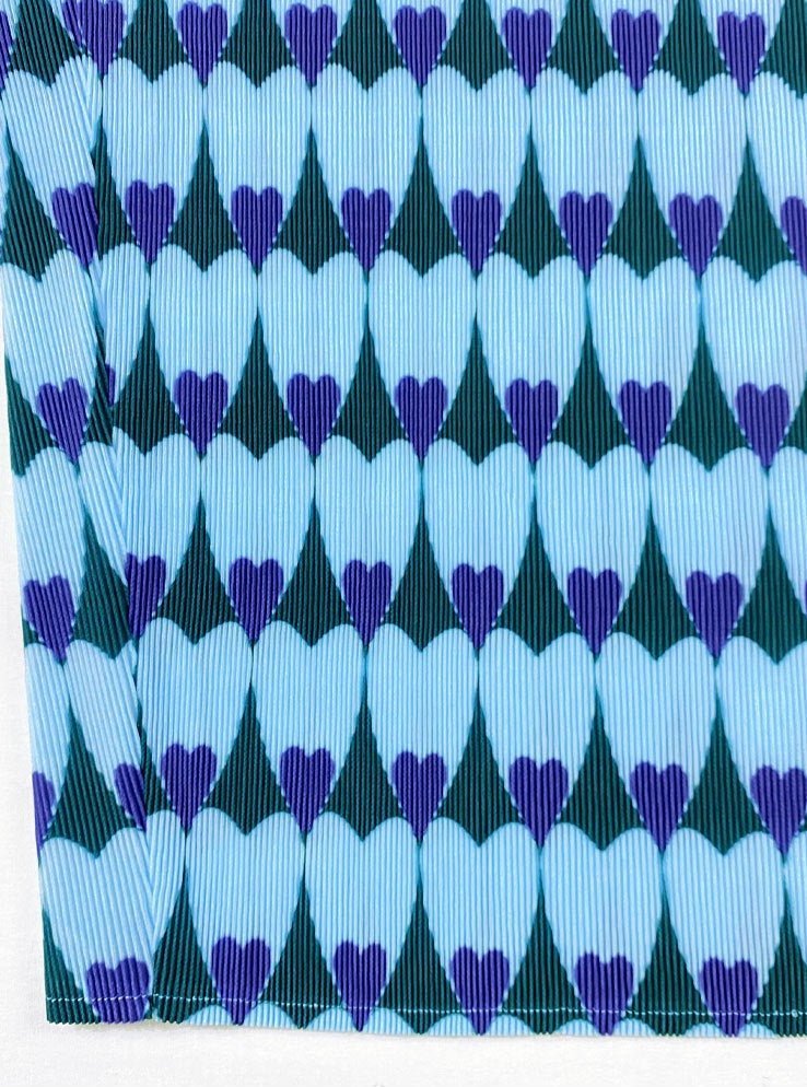 Spring Hearts Pleated Dress - @jenjeanpierre