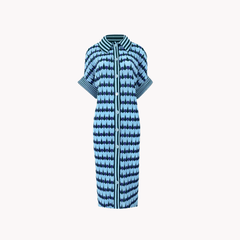 Spring Hearts Pleated Dress - @jenjeanpierre