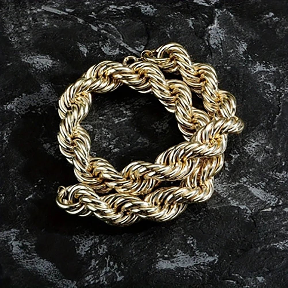 Stainless Steel Chunky Rope Necklace