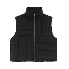 Stand Collar Plus Size Vest