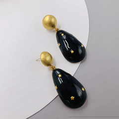 Starry Night Teardrop Earrings