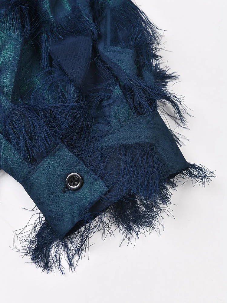 Stars Feathery Tassels Shirt