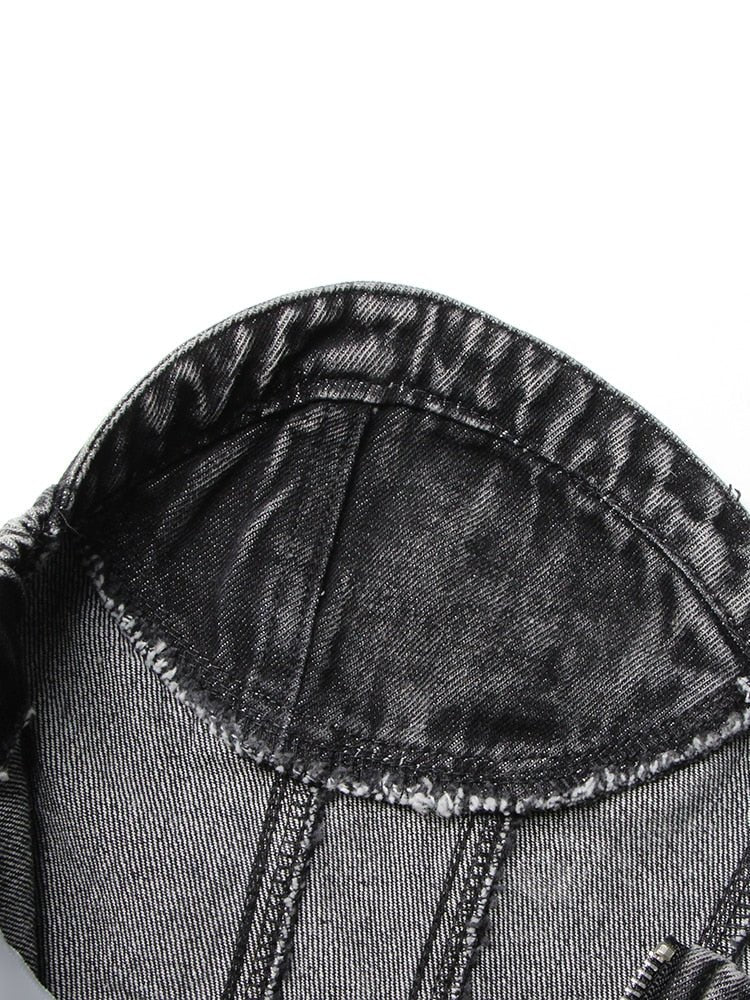 Strapless Denim Top - Final Sale