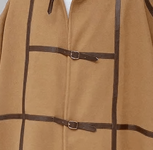 Straps Sleeveless Long Cloak Coat