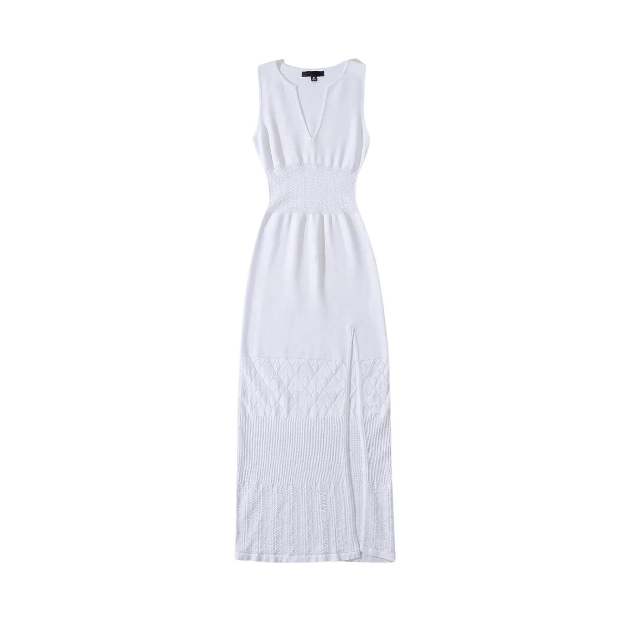 Stretchable Sleeveless Knit Midi Dress