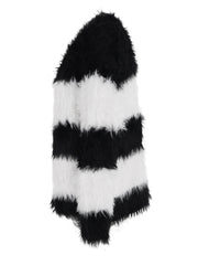 Striped Contrast Burr Knit Sweater