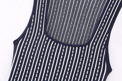 Striped Knit Mini Dress - Final Sale