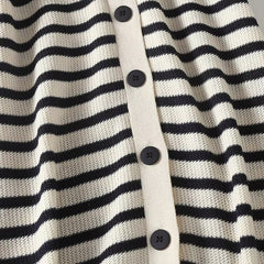 Striped Long Knit Dress