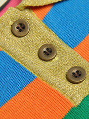 Striped Polo Shirt and Skirt Set - @nickistyleshercurves