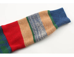 Striped Sleeves Button Down Cardigan