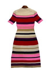 Striped Slim Fit Knit Dress