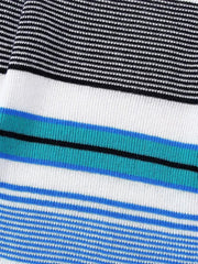 Striped Turtleneck Knitted Sweater