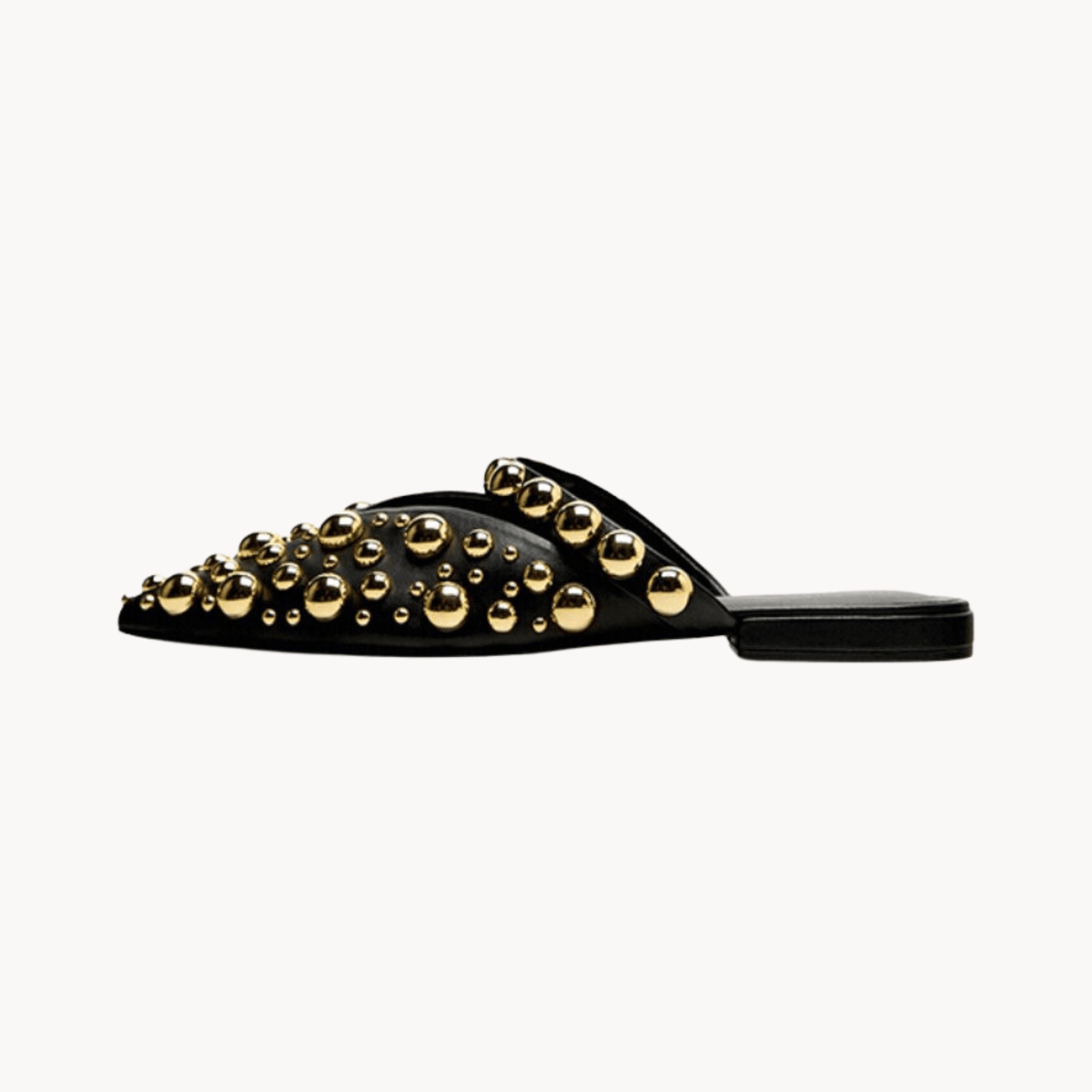 Studded Pointed Flats
