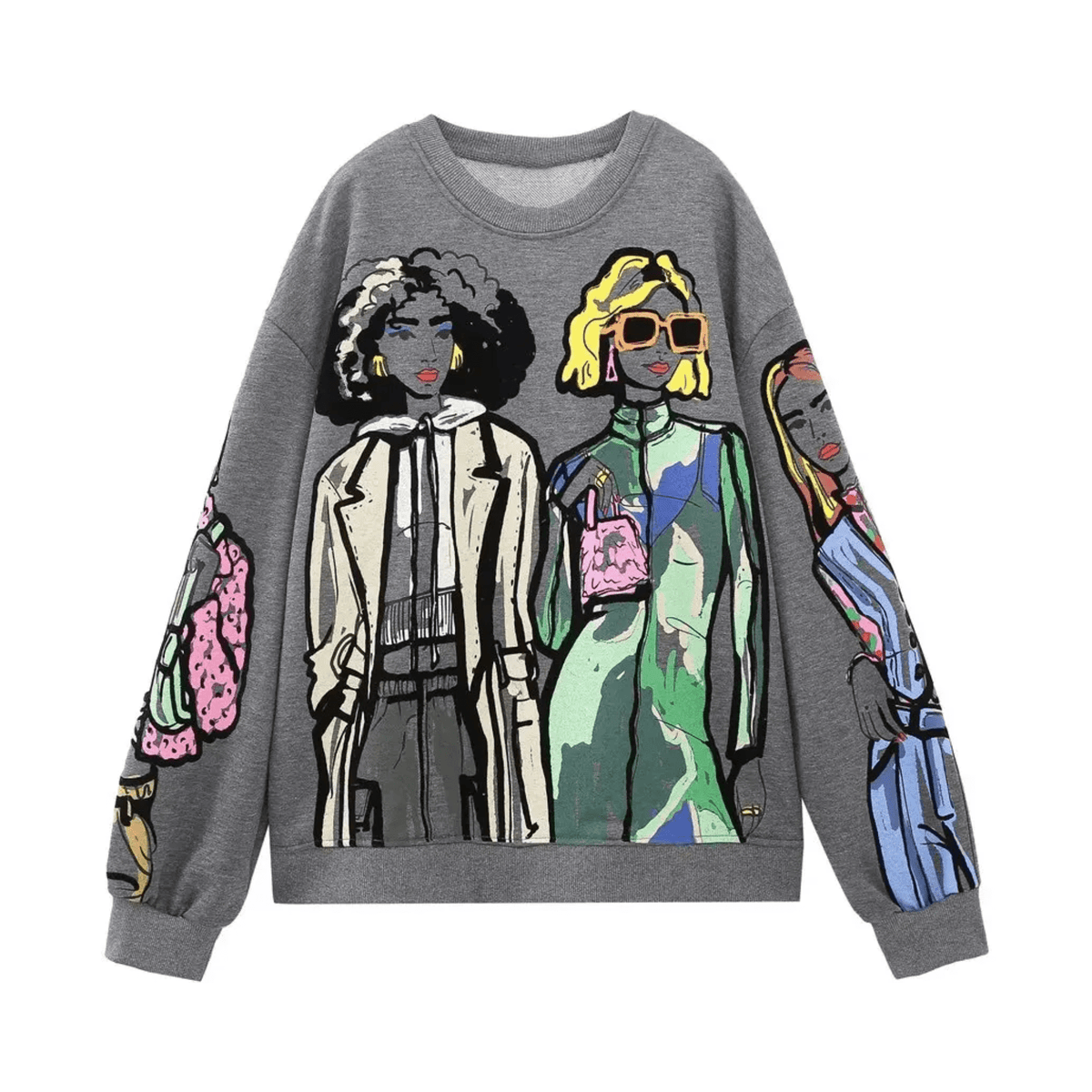 Stylish Ladies Cotton Sweatshirt