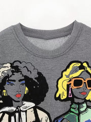 Stylish Ladies Cotton Sweatshirt