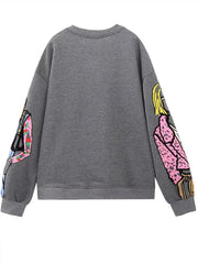 Stylish Ladies Cotton Sweatshirt