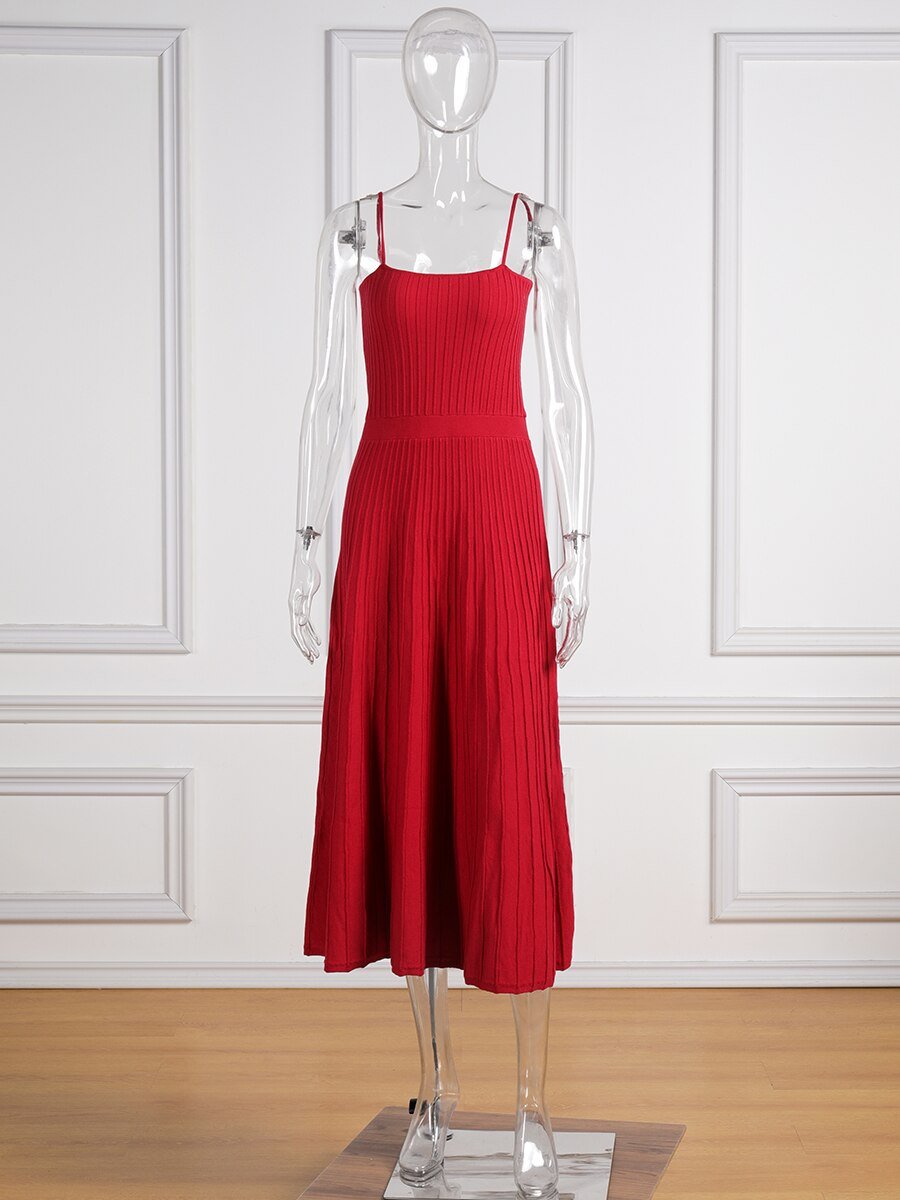 Summer Knit Maxi Dress