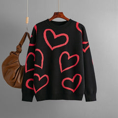 Sweetheart Loose Knit Sweater