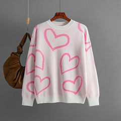 Sweetheart Loose Knit Sweater
