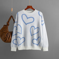 Sweetheart Loose Knit Sweater