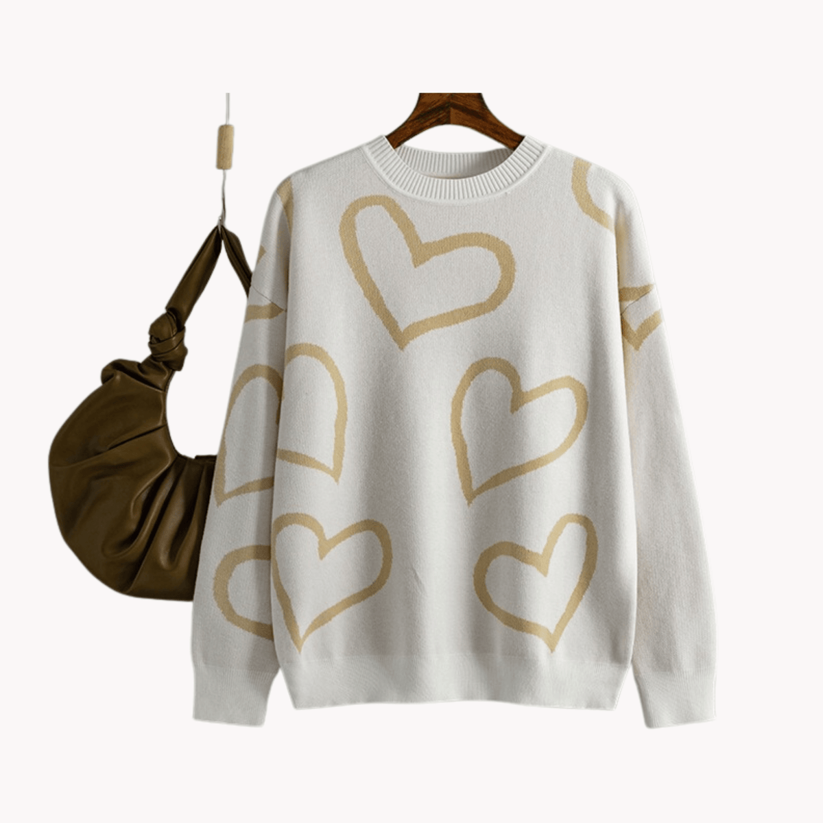 Sweetheart Loose Knit Sweater