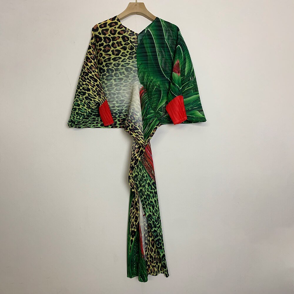 Swift Cheetah Pleated Dress