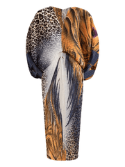 Swift Cheetah Pleated Dress - @stylebymenikkib