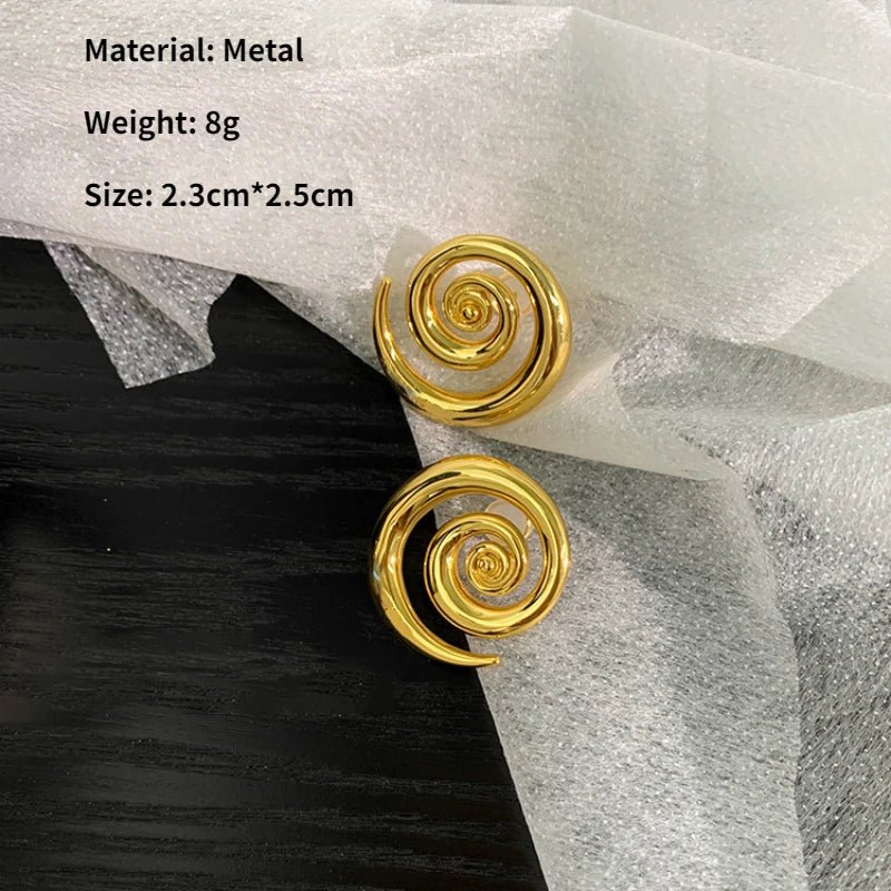 Swirl Stud Earrings