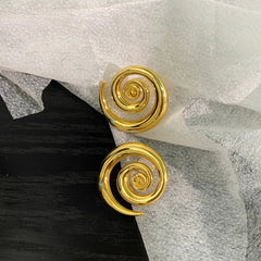 Swirl Stud Earrings