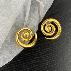 Swirl Stud Earrings