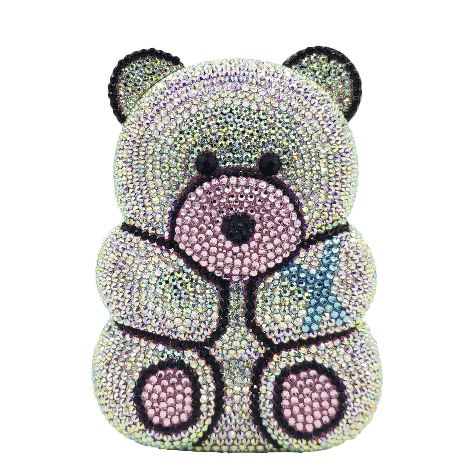 Teddy Gold Crystal Handbag