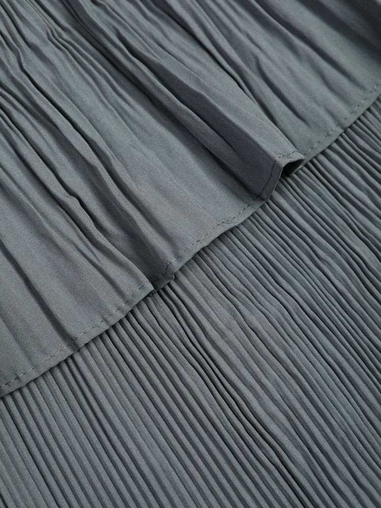 Tiered Pleated Cake Skirt