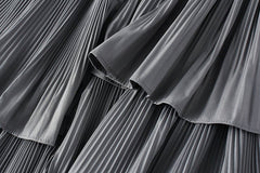 Tiered Pleated Cake Skirt