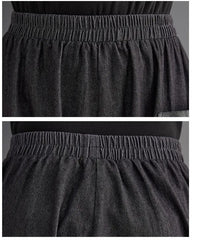 Triple Pocket Wide-Leg Denim Pants