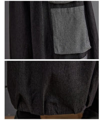 Triple Pocket Wide-Leg Denim Pants