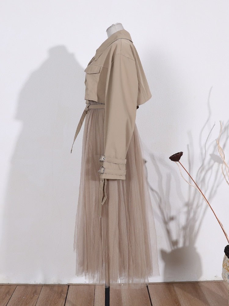 Tulle Trench Coat - @angelleslife