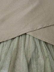 Tulle Trench Coat - @_rayyaansari
